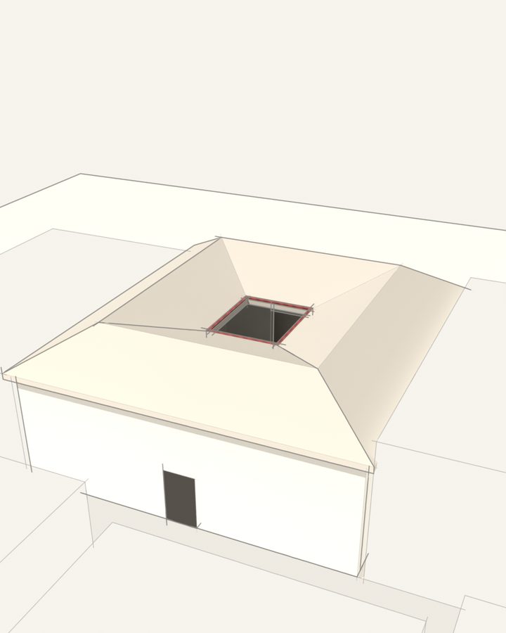 Drawing of the impluvium from the Archlexicon film